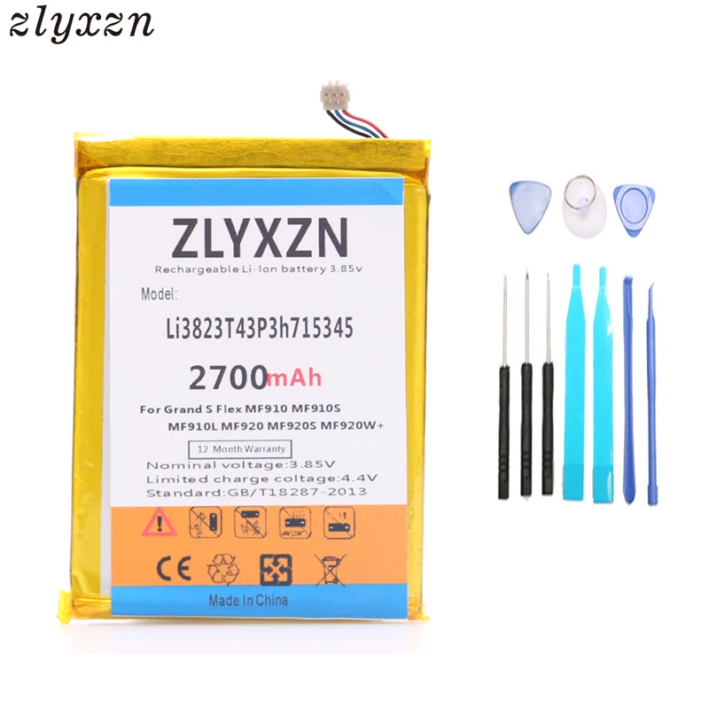2700 мАч LI3823T43P3H715345 батарея для zte Grand S Flex/для MF910 MF910S MF910L MF920 MF920S MF920W +