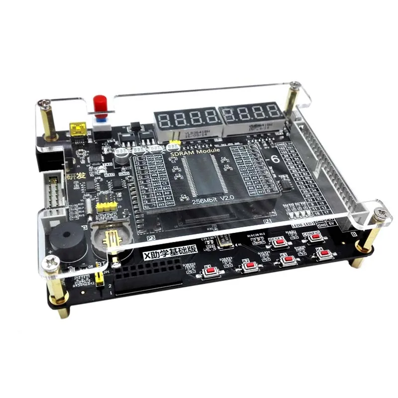 Xilinx FPGA макетная плата комплект Spartan-6 XC6SLX9 макетная плата+ 256 Мбит SDRAM+ VGA модуль XL012