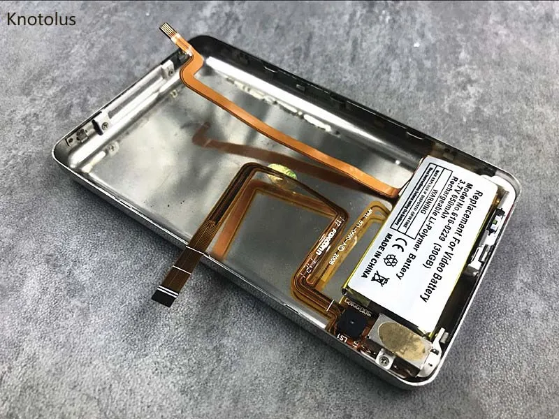 Металлическая задняя крышка для iPod 5 поколения видео 30 Гб 650 мАч | Электроника
