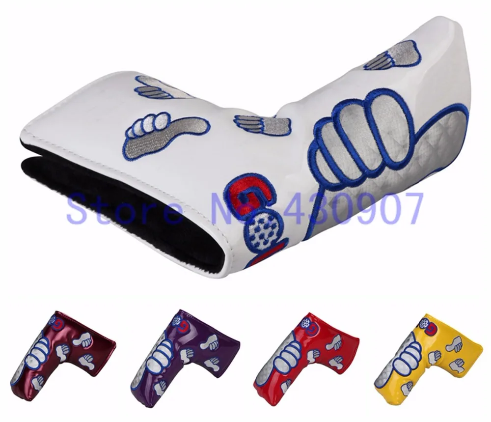 Новый магнит 1 шт. клюшки для клюшек 10 видов цветов гольфа|putter head cover|golf putter coverputter