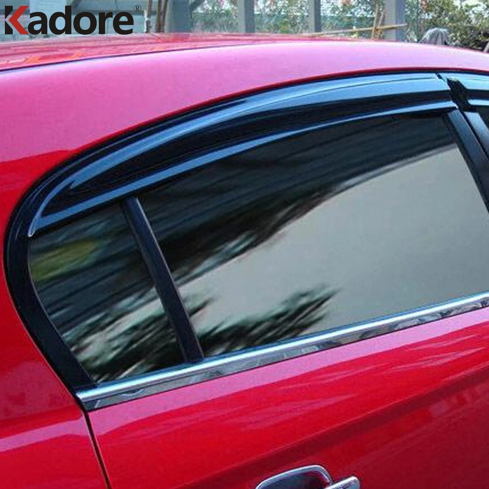 Защита от солнца и дождя для Mazda 3 M3 Axela 2014 2015 2016|rain window guards|window rain shadevent deflectors |