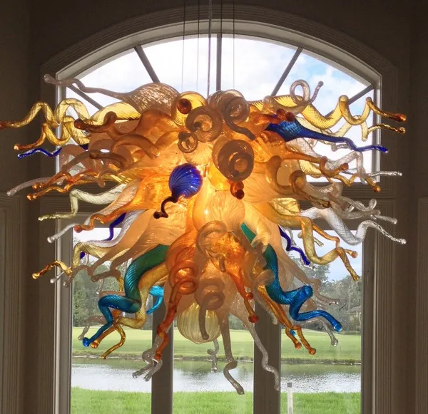 

Free Shipping Air Shipping Modern Italian Hand Blown Glass Chandelier