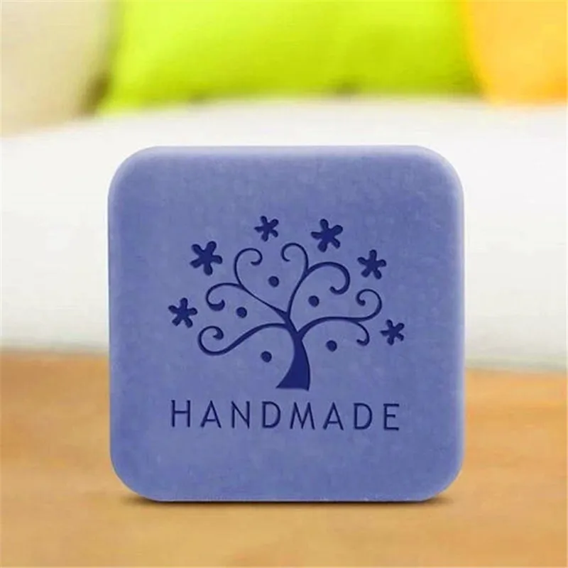 Бесплатная доставка 50*44 мм DIY Craft мыло ручной работы марки Дерево желаний дизайн