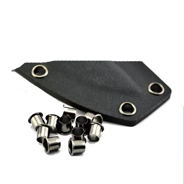 

100 Pieces Kydex painted black bronze leather DIY Garment Kydex Eyelets 7x6mm