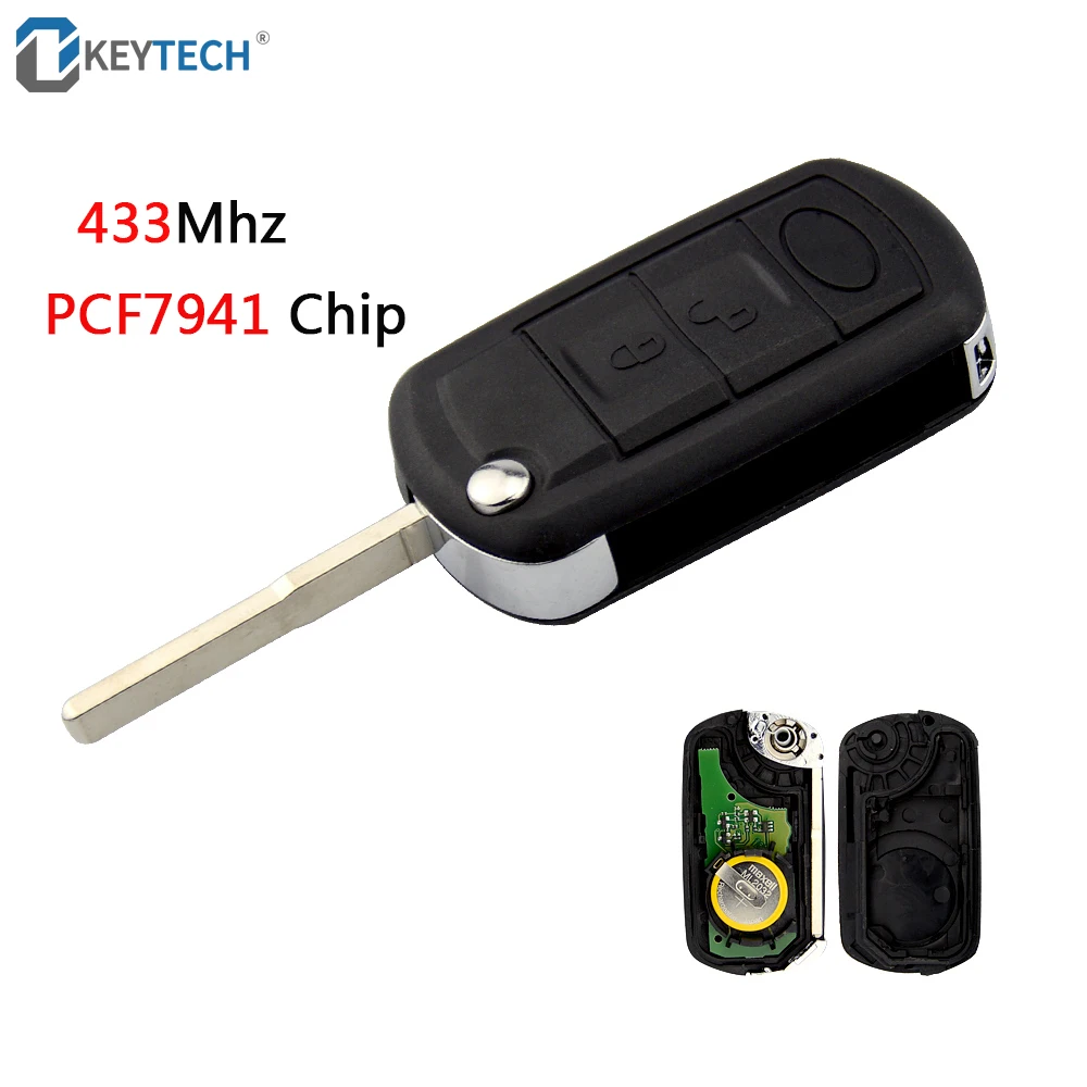 OkeyTech автомобильный полный дистанционный брелок 433 МГц для Land Rover Discovery 3 LR3 флип