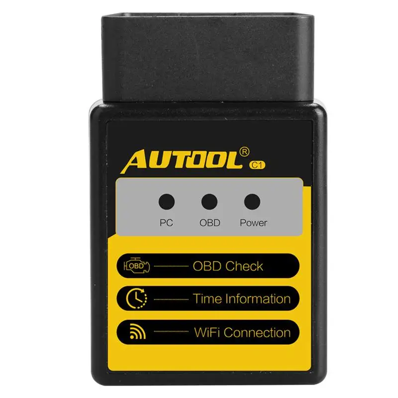 AUTOOL C1 OBD2 ELM327 сканер V1.5 Bluetooth/WI FI OBD II Авто диагностический Бесплатная
