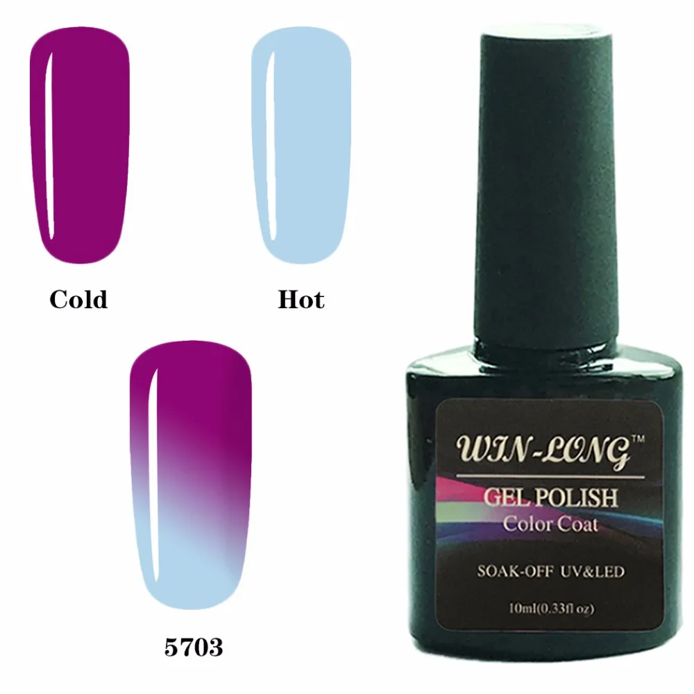WIN-длинные обычный гель лак для ногтей Лаки 10 Цвета УФ полу постоянный Soak Off лаки