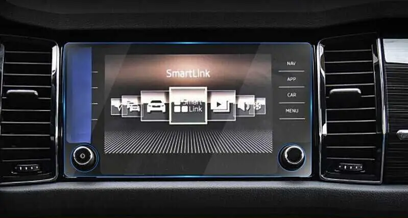 Автомобильная защитная пленка из закаленного стекла для GPS навигатора Стальная