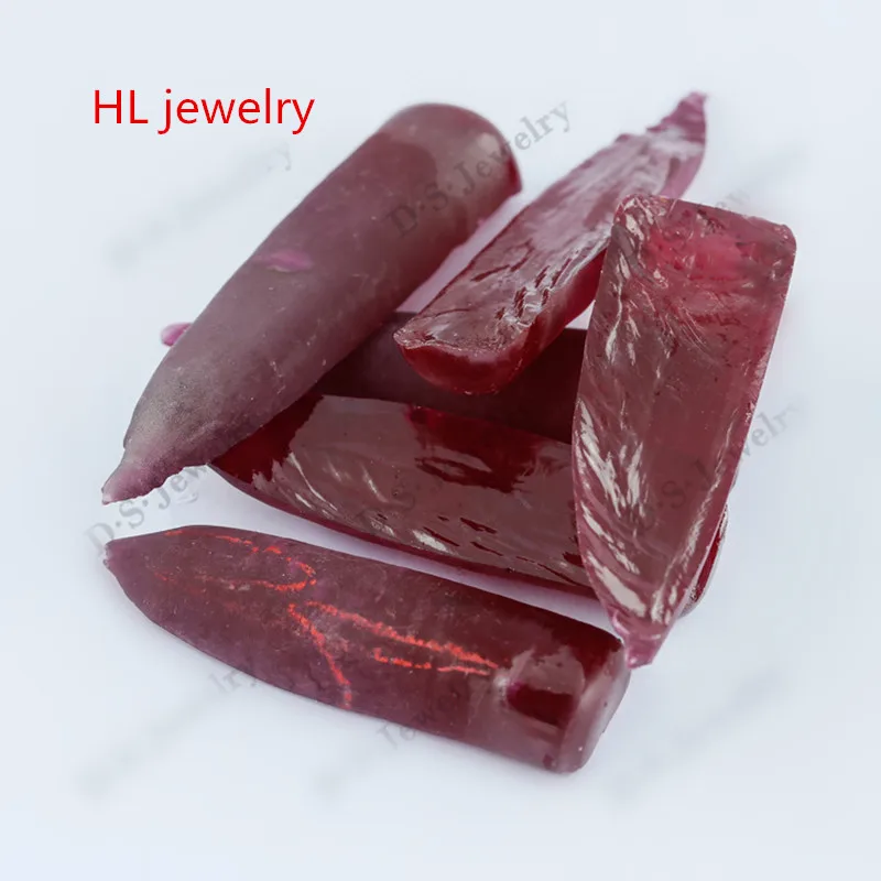 

5 # грубые для ожерелий, колец, серег, браслетов, ювелирных изделий, инкрустированных камнями, синтетические грубые красные искусственные