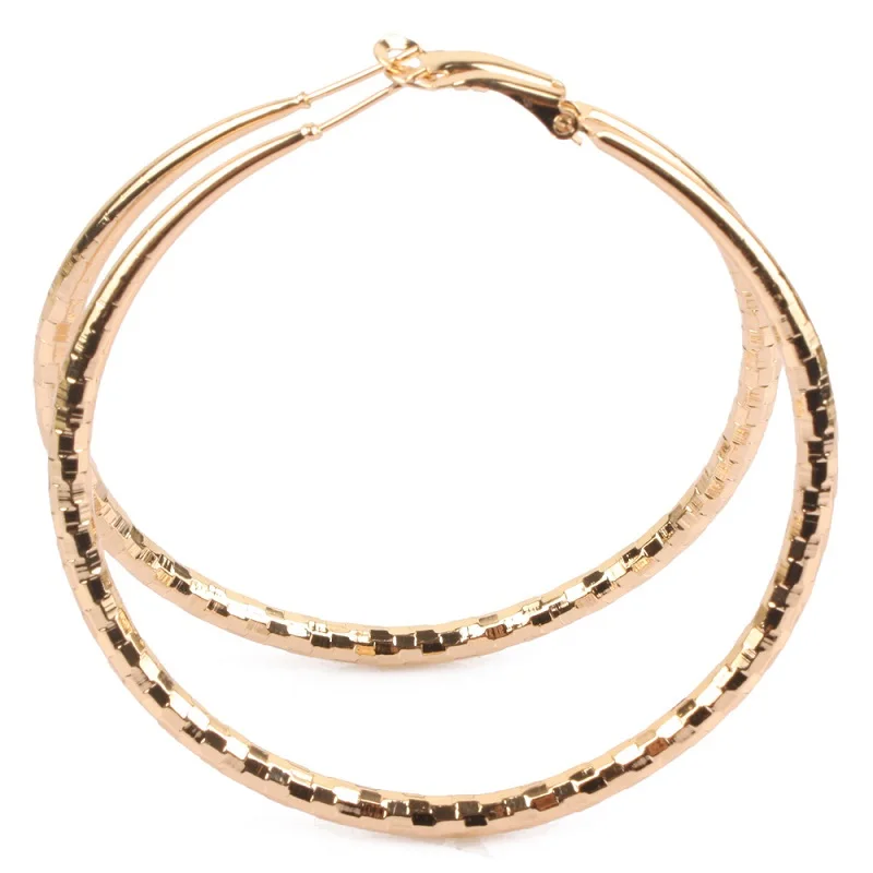 Этнические супер большие круглые серьги-кольца для женщин хип-хоп ночного клуба