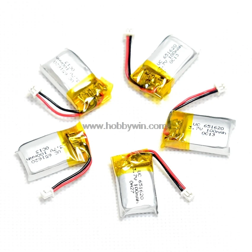 3 7 В/100 мАч 20C LiPO батарея 1 25 plug x5pcs для RC micro drone multirotor Lipolymer power|Детали и аксессуары| |