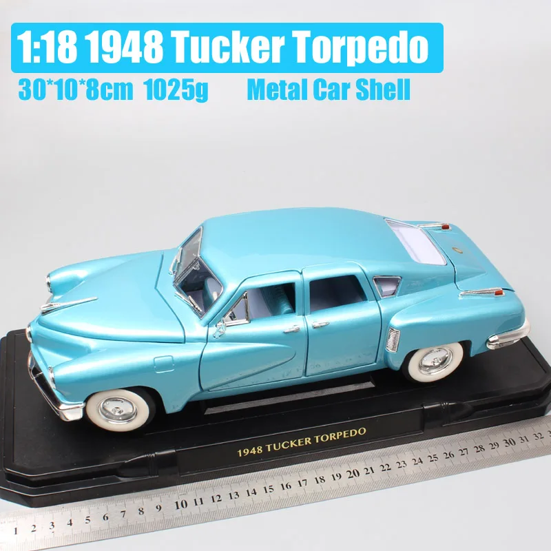 1 18 классические модели автомобилей 1948 Preston Tucker Tor pedo Tucker 48 Sedan Diecasts& Toys транспортные средства миниатюрные подарки для детей - Цвет: 1948 Tucker