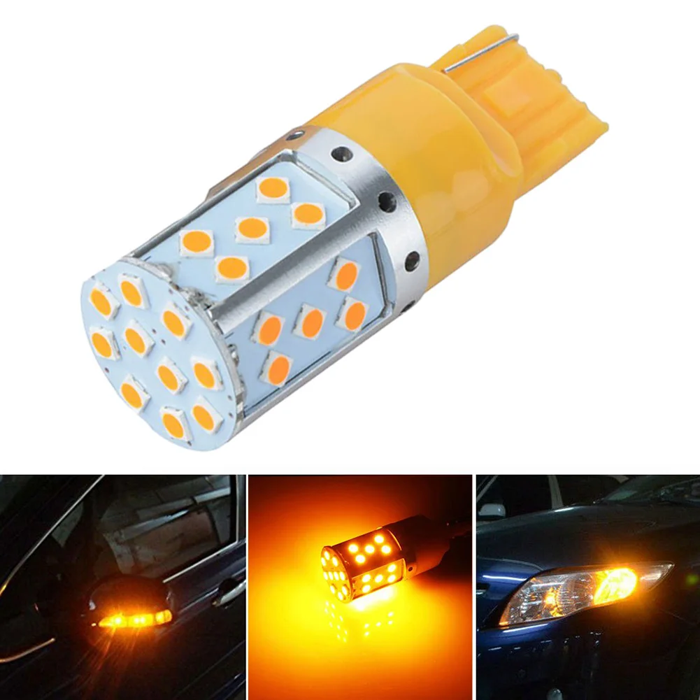 1 шт. автомобильная светодиодная лампа 1156 PY21W T20 SMD 3030 для заднего хода|Сигнальная