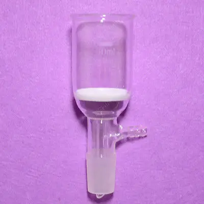 60 мл Заземление 24/29 воронка фильтра соединение шланга 10 мм пористость 3 #