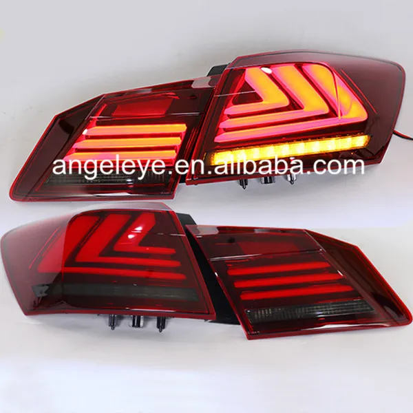 

For HONDA 2013 TO 2014 year For Accord LED Strip Tail Light Red Black Color YZ