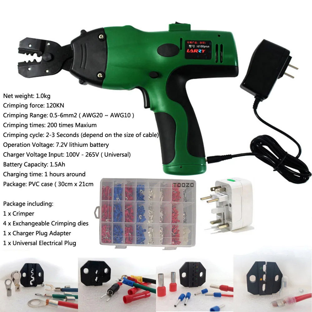electric pliers set Крепление с храповым механизмом инструмент, обжимка плоскогубцы 4 в 1 комплект с 1000 шт предварительно изолированные терминалы ассортимент комплект - Цвет: electric pliers set