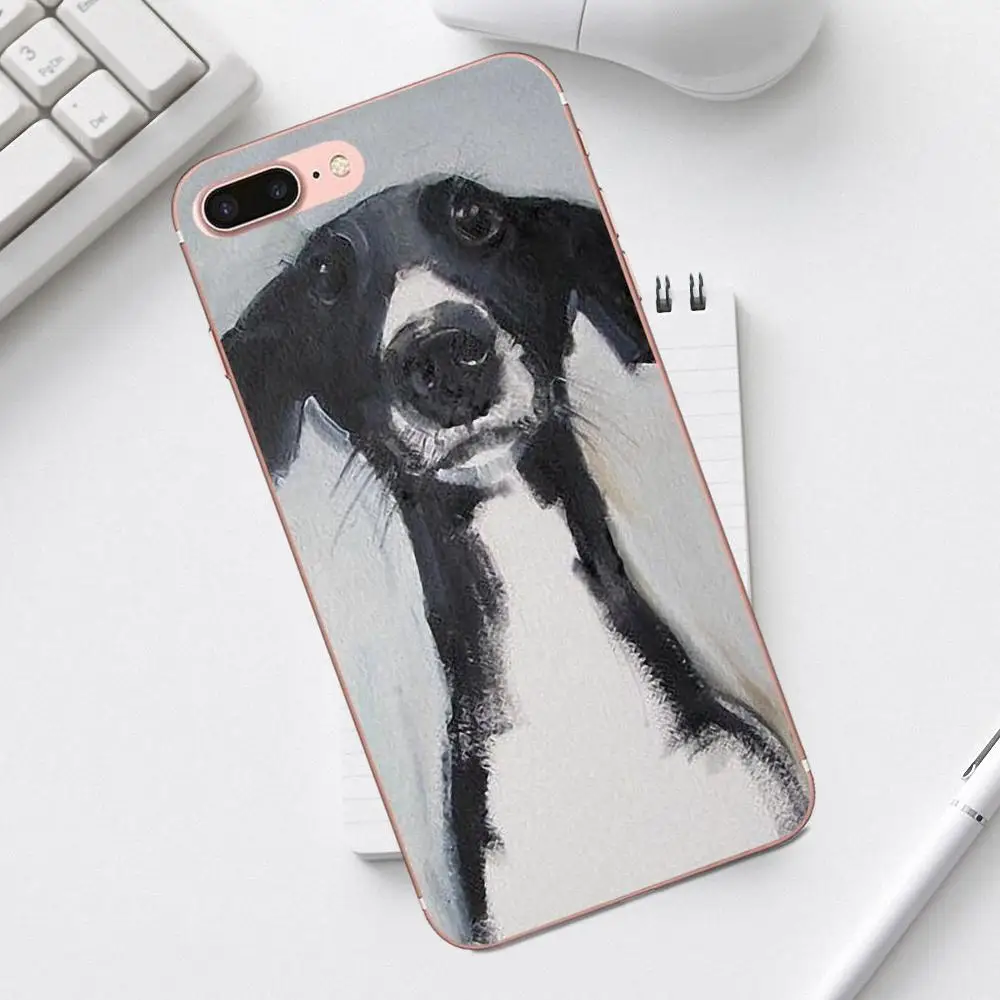 Для iPhone 4 4S 5 5C SE 6 6S 7 8 Plus X XS Max XR Galaxy A3 A5 J1 J3 J5 J7 2017 тонкая ТПУ клетка I Love My Whippet Dog