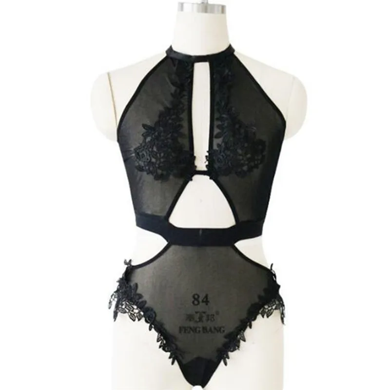 Плюс Размеры сексуальное женское белье сетки Для женщин 2018 Одна деталь XXXL