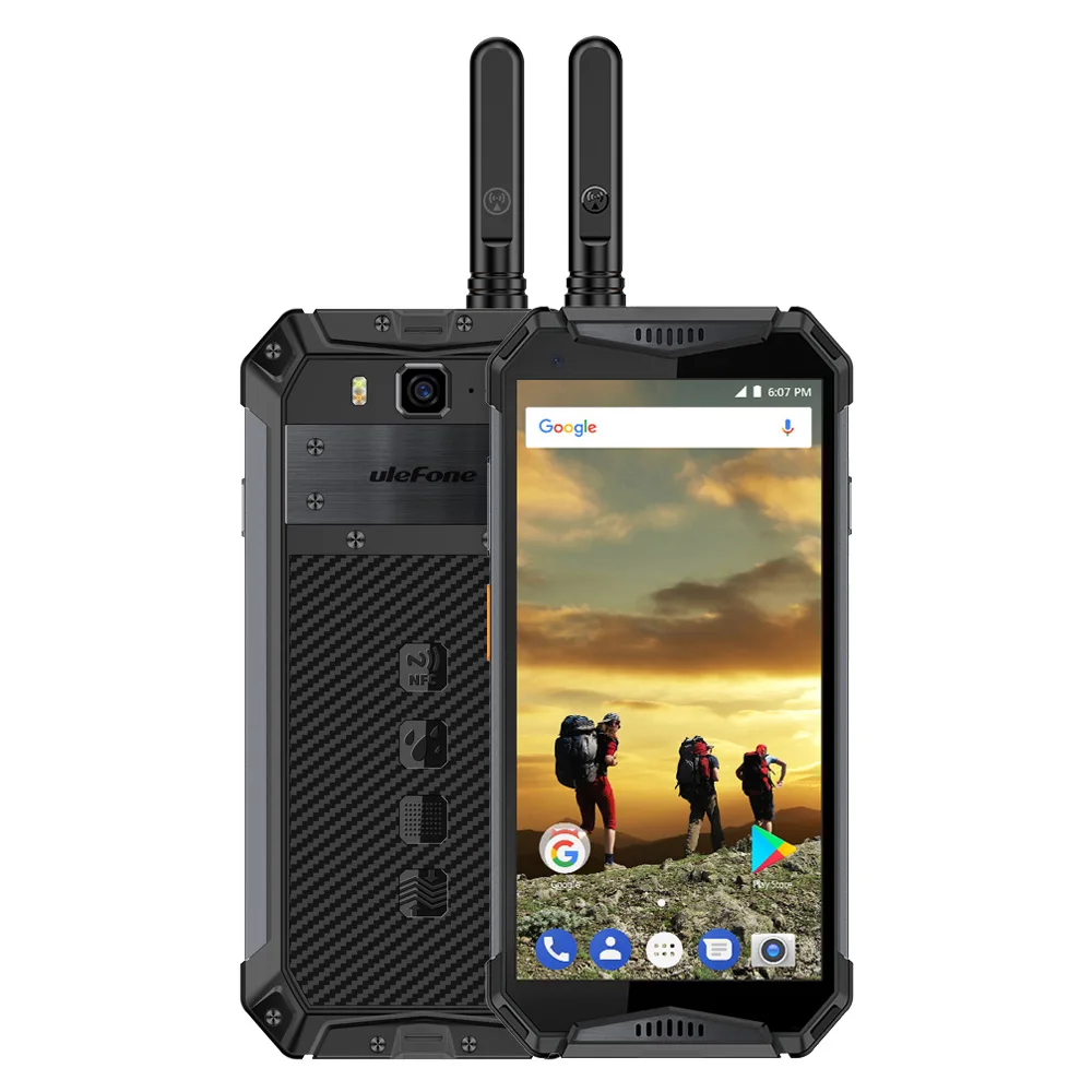 Ulefone Armor 3T IP68 водонепроницаемый мобильный телефон Android 8 1 5 7 дюймов 21 МП helio P23