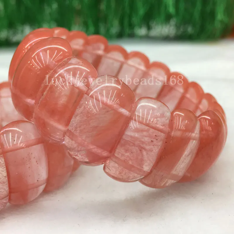 Cherry Quartz FG8391 Обсидиан Сердолик золотой камень тигры глаз Jaspe Flourite авантюрин Кристалл Вишня кварц Jaspe полумесяц стрейч браслет WFH483 - Окраска металла: Cherry Quartz FG8391