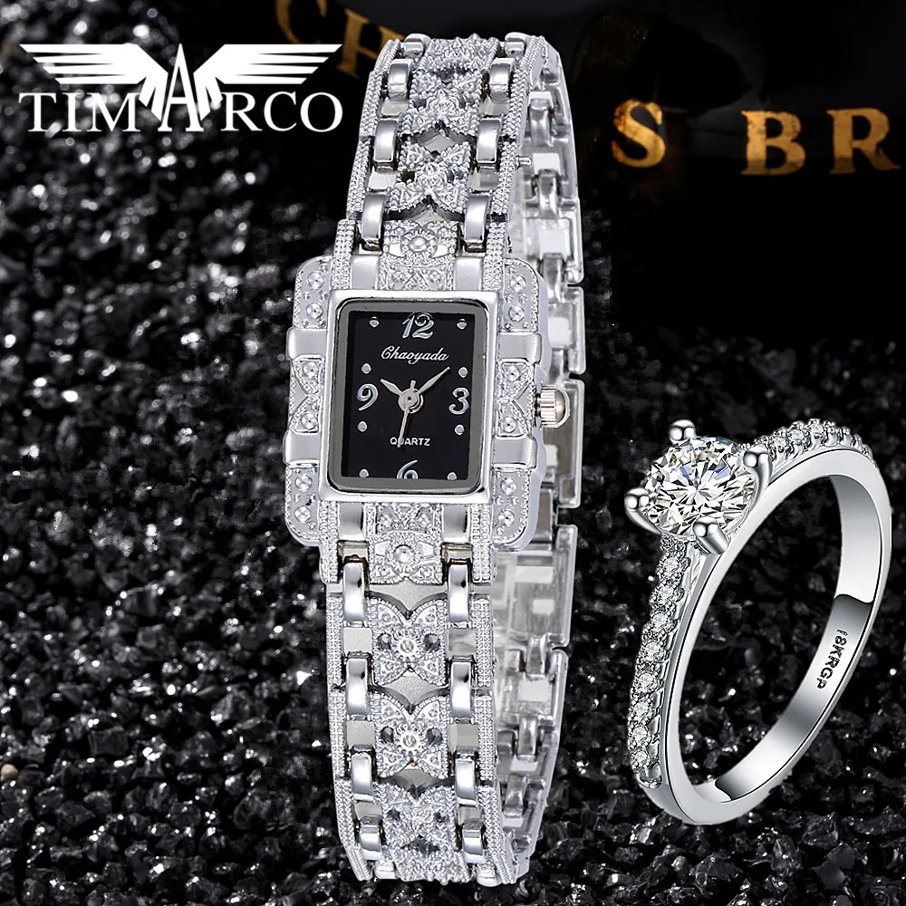 Женские часы Luxo Стразы Фирменное ювелирное изделие для девочек костюм состоящий