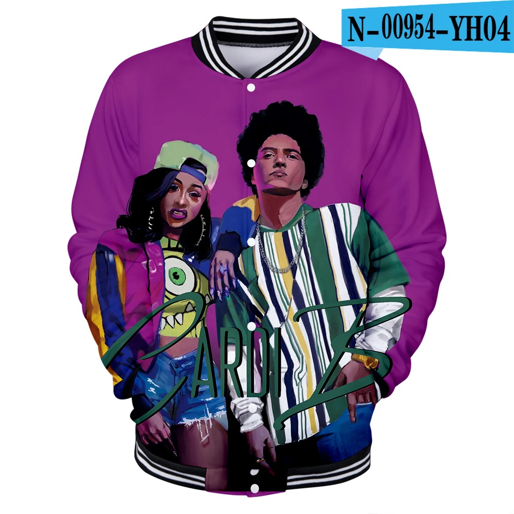 Женская одежда зимняя ветровка Женская бейсбольная куртка Cardi B Harajuku Veste Femme Повседневная Горячая Распродажа Пальто и куртки - Цвет: N00954