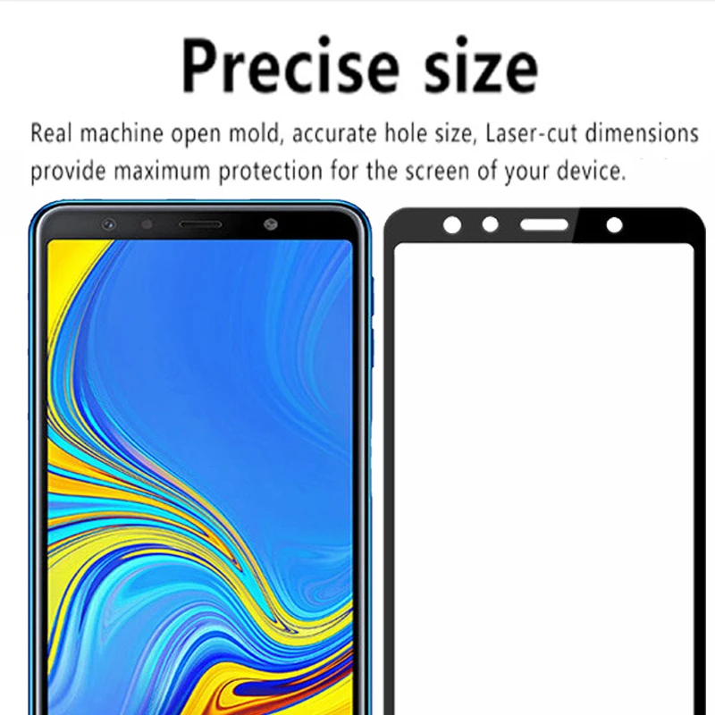 Защитное стекло для samsung A7, Защита экрана для Galaxy A7 A750 A 7, закаленное стекло для samsung A7 6," дюймов, HD Прозрачная