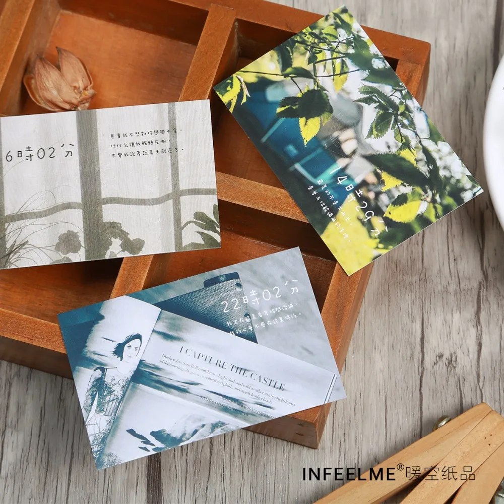 28 Sheets/Set Somewhere out There Mini Lomo Postcard /Greeting Card/Birthday Letter Envelope Gift Card Message | Канцтовары для
