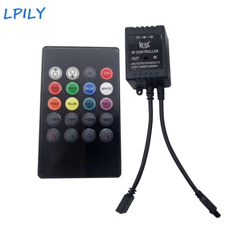 IPILY RGB Светодиодные ленты 5 м 10 15 20 2835 не Водонепроницаемый с ИК музыки пульта