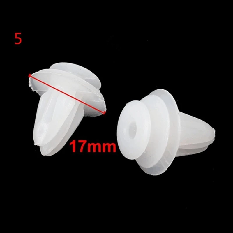 100 шт. автомобильные нажимные штифты с заклепками клипса для отделки кузова