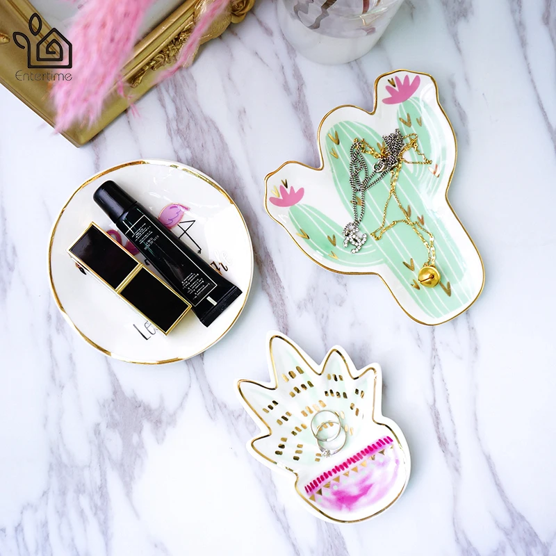 Enntertime маленькая Хамса Фламинго кактус ананас керамическая тарелка декоративные