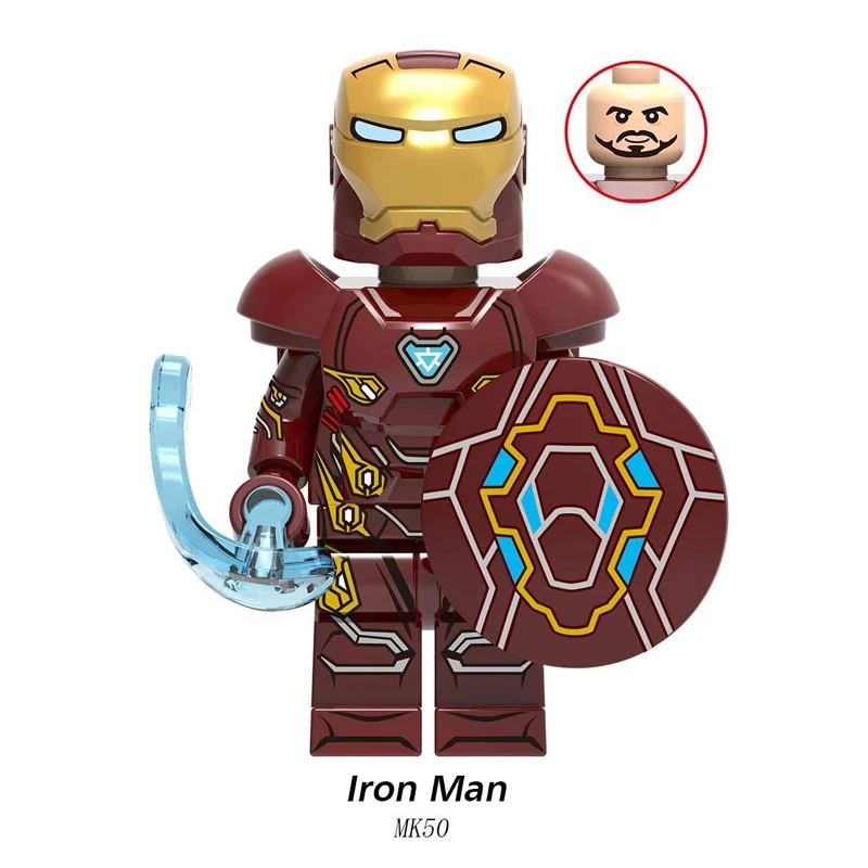 Мстители 4 эндигра Железный человек зал бронированная модель Legoed Marvel фигурки