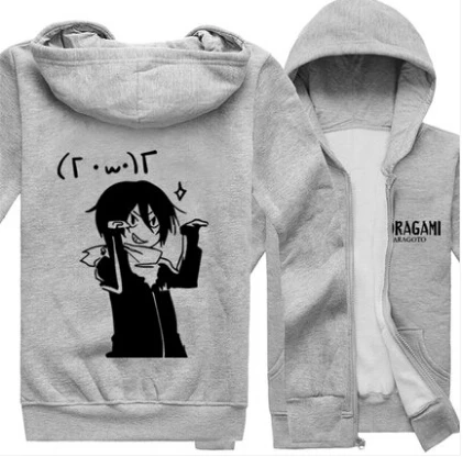 Новая зимняя толстовка с капюшоном Noragami yato аниме пальто мужская и женская