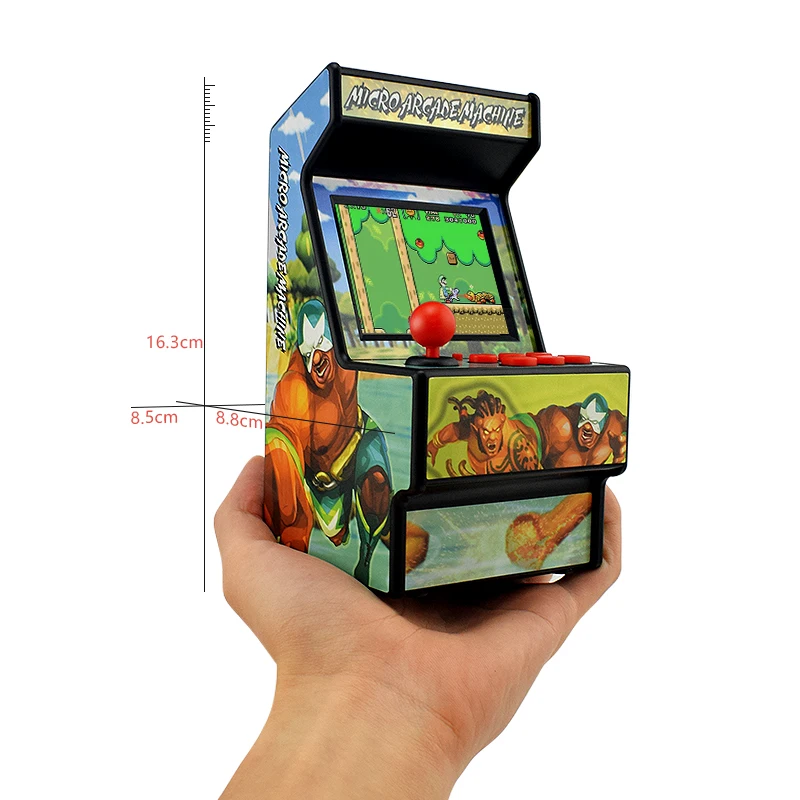 Данные лягушка ретро мини аркадная портативная игровая консоль 16 бит игровой плеер встроенный 156 классический видео игровая консоль поддержка ТВ выход