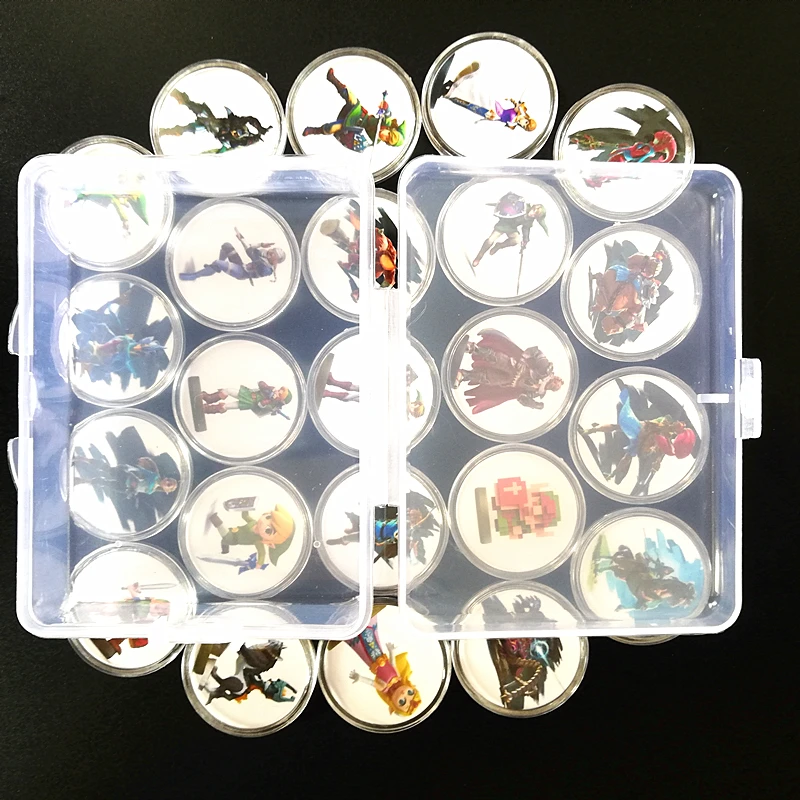 Новые данные полный 24 шт./лот легенда о Зельде коллекция монет NFC тег Amiibo карты Ntag215 ссылка Пробуждение ДЛЯ NS wii U