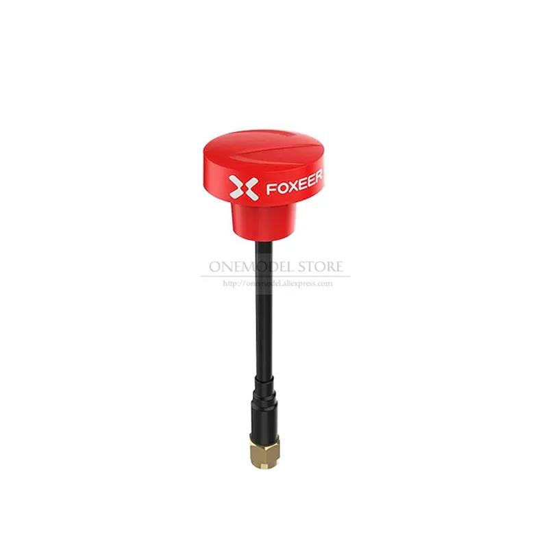 1PCS SMA Red 68mm 1 шт. или 2 шт. FOXEER Pagoda PRO 5,8G SMA/RP-SMA/UFL/MMCX антенна RHCP FPV для гоночного дрона радиоуправляемая модель совместима с ClearTX - Цвет: 1PCS SMA Red 68mm