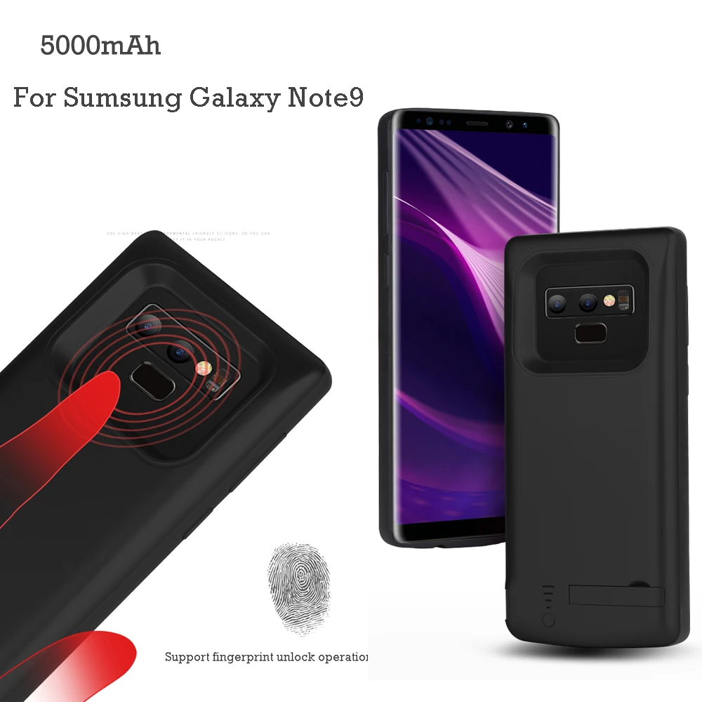5000 мАч чехол для Samsung Galaxy Note 9 запасной аккумулятор зарядное устройство |