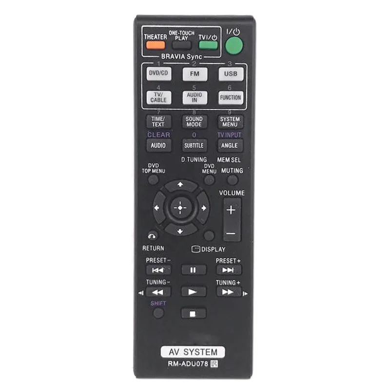 Новый для sony RM ADU078 аудио/видео пульт дистанционного управления DAVDZ170 DAVDZ175