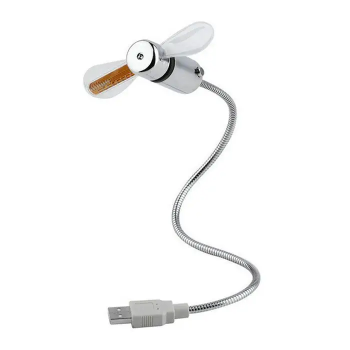 Регулируемый Ручной мини USB вентилятор Портативные гаджеты гибкие светодиодные