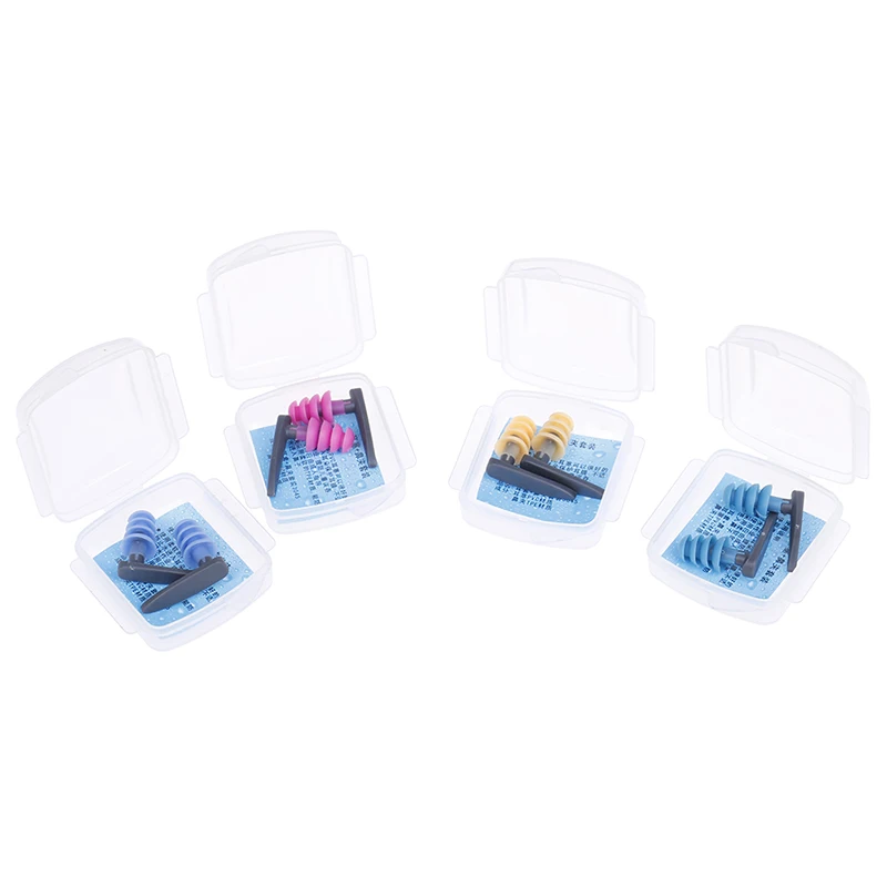 2 шт/пара пластиковые затычки для ушей удобные и прочные водонепроницаемые