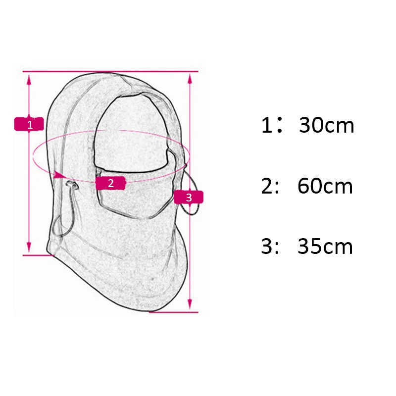 NK SUPPORT Outdoor Fleece Hat Extra Thick Double Winter Riding Anti-wind Ski Masks CS Face Hats Hiking Scarves Neck Warmer Scarf | Спорт и