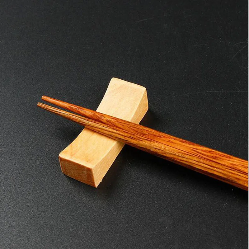 50set 5pair/set Chinese Wooden Chopsticks Tableware Anti-skid Household Set Holder Cutlery Gift Box ZA4985 | Дом и сад