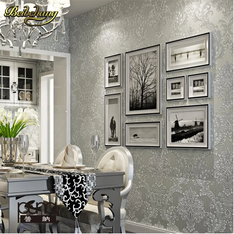 Обои из дамасской бумаги Романтические свадебные обои для спальни полный