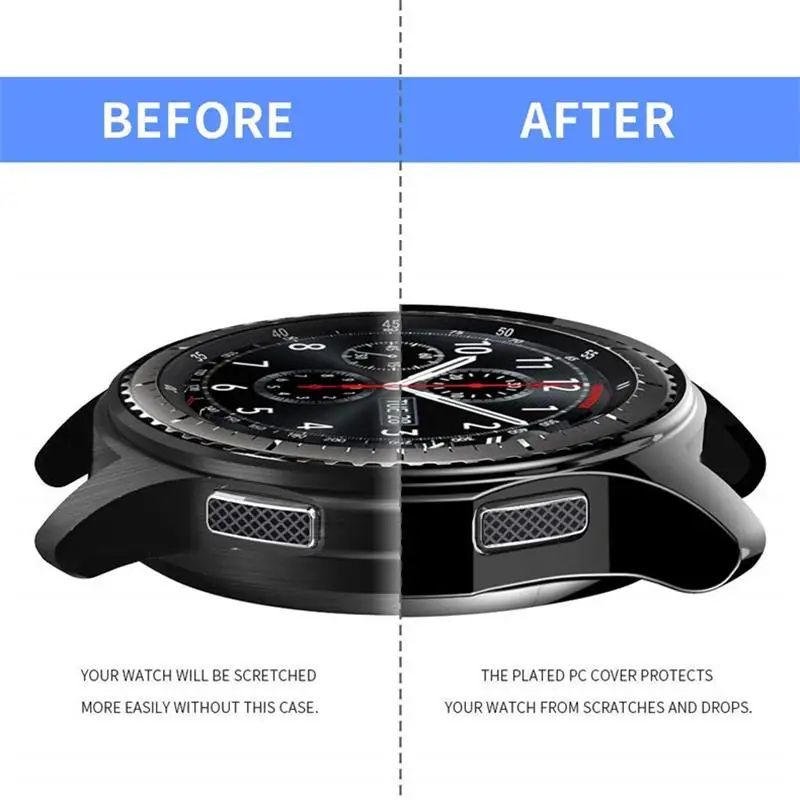 Чехол CRESTED Gear S3 frontier для samsung Galaxy Watch 46 мм чехол reloj Мягкий защитный с покрытием из