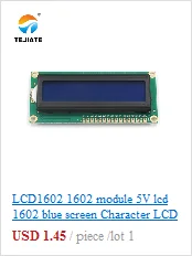 Модуль ЖКД синий экран IIC/I2C 1602 для arduino 1602 ЖК-дисплей UNO r3 mega2560
