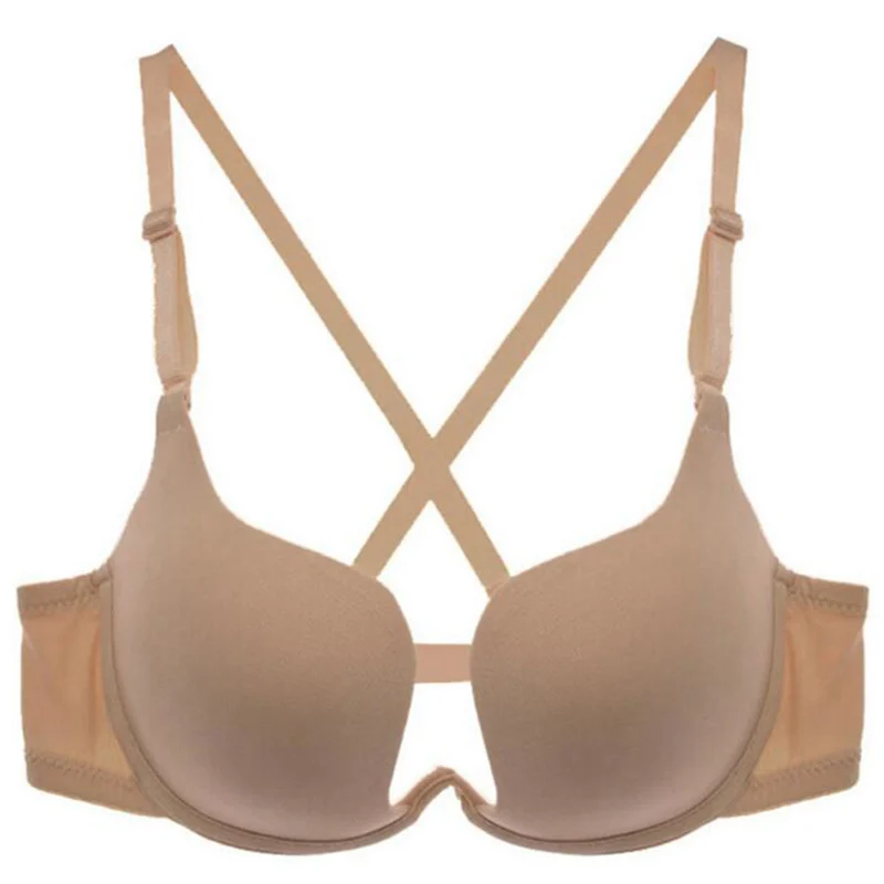 Blinvas Бюстгальтер черный U Bralette свободный Регулируемый 1919 бюстгальтеры для женщин бюстгальтер пуш-ап Bralettes - Цвет: S