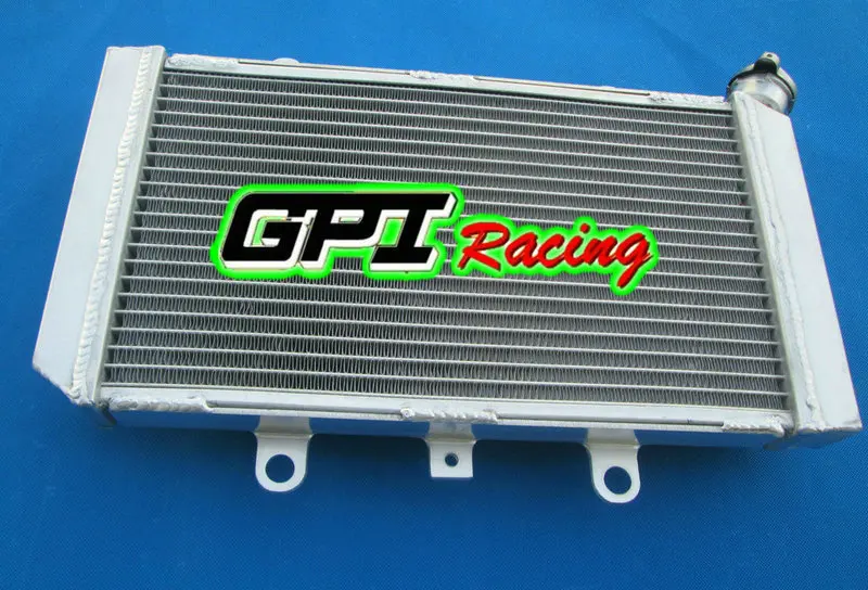 GPI алюминиевый гоночный радиатор + шланг для ATV YAMAHA GRIZZLY 660 4x4 YFM660 2002-08 2003 2004 2005 2006 2007