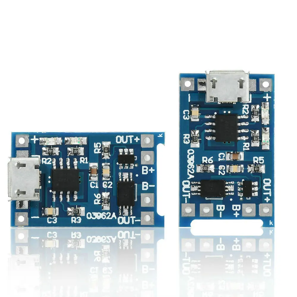 5шт микро USB 5В 1A 18650 TP4056 литий модуль зарядного устройства аккумулятора зарядная