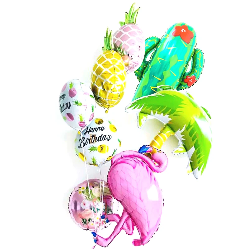 Фламинго Единорог партии фольги Воздушные шары большой гелий украшения на - Фото №1