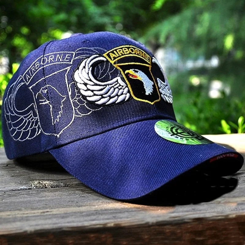 Мужская и женская тактическая Снэпбэк Кепка HANWILD 101st|bone aba curva|aba curvaarmy baseball cap |